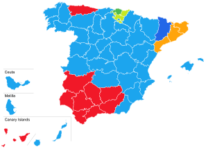2014 European election in Spain - Simple.svg