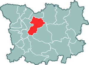 Ошмянский повет на карте