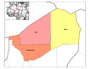 Бильма на карте