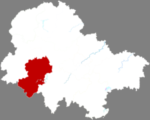Цинлю на карте