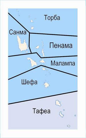 Тафеа на карте