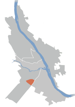 Нефтестрой на карте