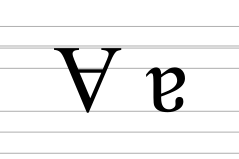 Latin letter Turned A.svg