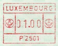 Luxembourg 1983 variable value stamp 01.00 Mi 1.1.jpg