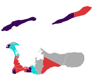 Map of the 2025 Caymanian general election.svg