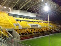 Rudolf Harbig Stadion Tribüne VIP Stand November 2009.jpg