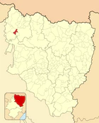 Расположение муниципалитета на карте провинции