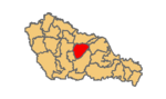 Belica municipality location.png