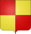 Blason Écartelé moderne 3D.svg