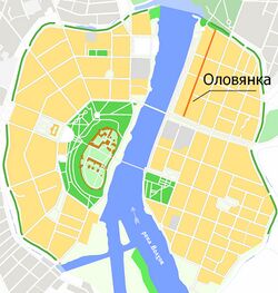 На карте города