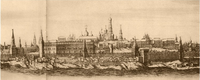 Panorama of Moscow, fragment. Pieter Picart, 1708.png