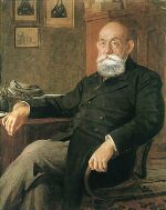 Stojan Novaković, portrait by Uroš Predić.jpg