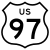 US 97 (1961 cutout).svg