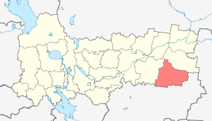 Никольский район на карте