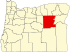 Map of Oregon highlighting Grant County.svg