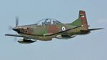 Pilatus PC-9M Hudournik landing (altered).jpg