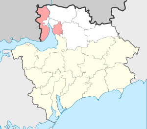 Запорожский район на карте
