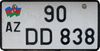 Azerbaijanian 1994 license plate - Baku.jpg