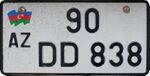 Azerbaijanian 1994 license plate - Baku.jpg
