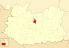 Расположение муниципалитета на карте провинции