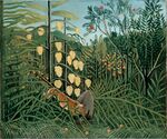 Henri Rousseau - In a Tropical Forest. Struggle between Tiger and Bull.jpg