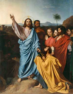 Ingres, Jean - Jesus Returning the Keys to St. Peter - 1820.jpg