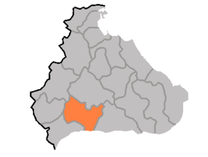 Пхёнган на карте