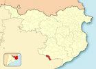 Расположение муниципалитета на карте провинции