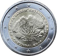 2 Euro Portugal 2018 - 250 Jahre Botanischer Garten von Ajuda (Lissabon).jpg
