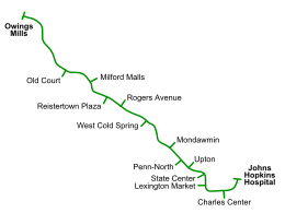 Baltimore Green Line.svg