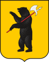 Coat of arms of Yaroslavl Oblast (only escutcheon) 01.svg