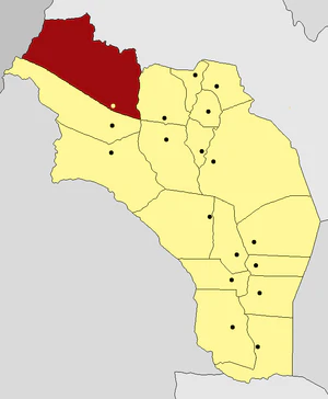 Департамент Винчина на карте