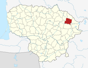 Дусетский район на карте