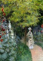 Monet - the-garden-hollyhocks.jpg