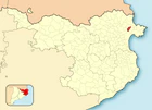 Расположение муниципалитета на карте провинции