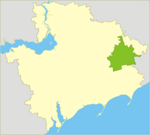 Куйбышевский район на карте