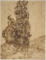 Brooklyn Museum - Cypresses (Les Cyprès) - Vincent van Gogh.jpg