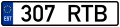 Estonian license plate.svg