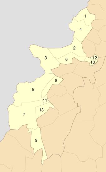 FATA Districts.svg