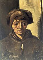 Head of a Peasant Woman with a Dark Cap by Vincent van Gogh.jpg