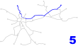 Krakow tram line 5.svg