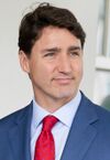 Trudeau visit White House for USMCA (cropped) (rotated).jpg