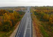 82-й километр трассы Р-132 в Тульской области, октябрь 2020 года.