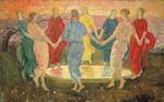 At the fountain by Petrov-Vodkin (1906, GTG).jpg