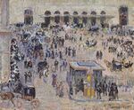 Camille Pissarro - La Place du Havre et la gare Saint-Lazare (PD 987).jpg