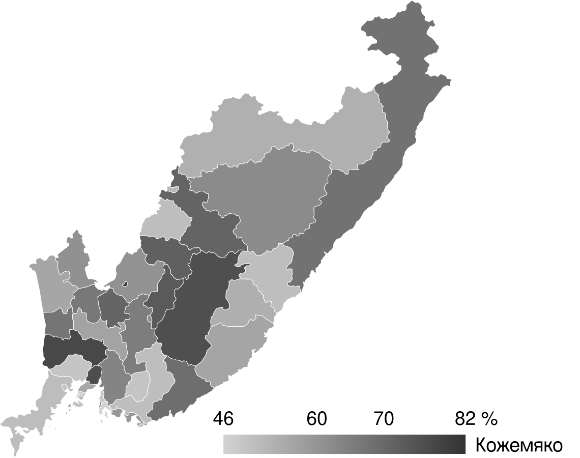 December 2018 Primorsky Krai gubernatorial election map.svg