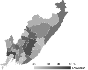 December 2018 Primorsky Krai gubernatorial election map.svg