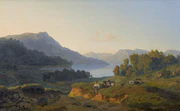 Arnold Böcklin - Gebirgssee (1846).jpg