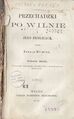 Przechadzki po Wilnie i jego okolicach. Wyganie drugie, poprawione, dopiskami uzupełnione i planem miasta ozdobione. Wilno, 1859. Титульная страница