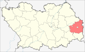 Кузнецкий район на карте